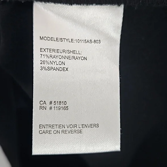 Tribal Women's Black Pencil Skirt Size 10 - Picture 6 of 9